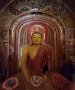 Buddha statue inner sanctum