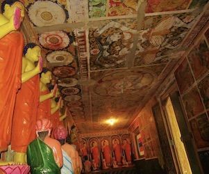 inside the cave temple