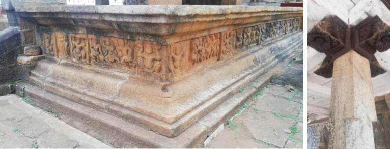 Niyamgampaya foundation carvings