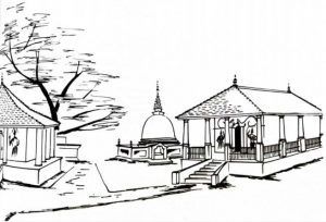 Sagama Rajamahavihare sketch