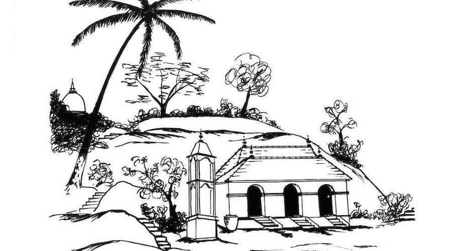 Degaldoruwa Raja Maha Viahara sketch